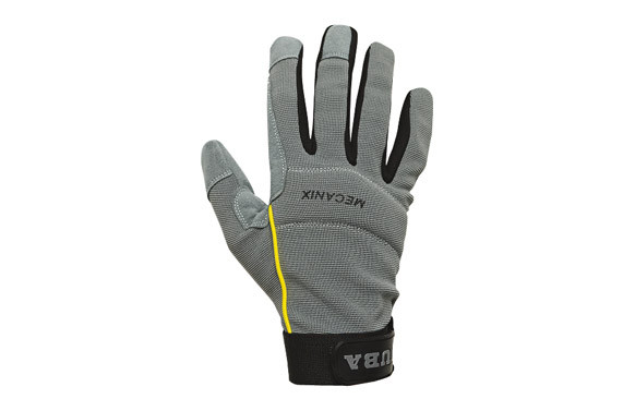 GUANTE MECANIX CUERO SINTETICO T.9 GRIS