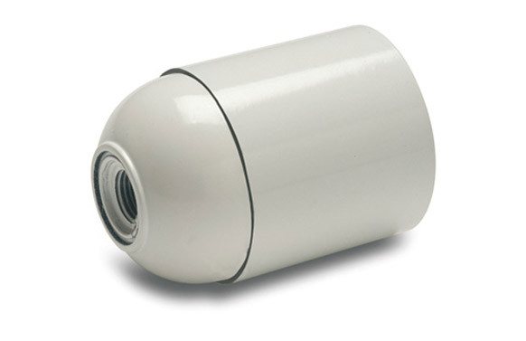 PORTALAMPARAS LISO E-27 BLANCO