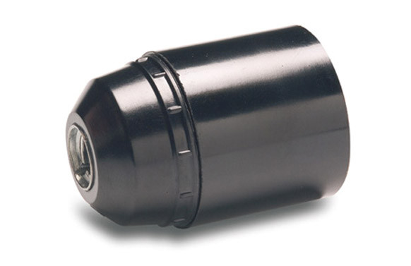 PORTALAMPARAS LISO E-27 NEGRO