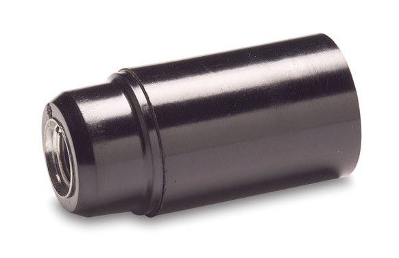 PORTALAMPARAS LISO E-14 NEGRO