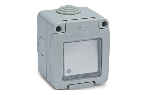 PULSADOR TIMBRE ESTANCO 10A