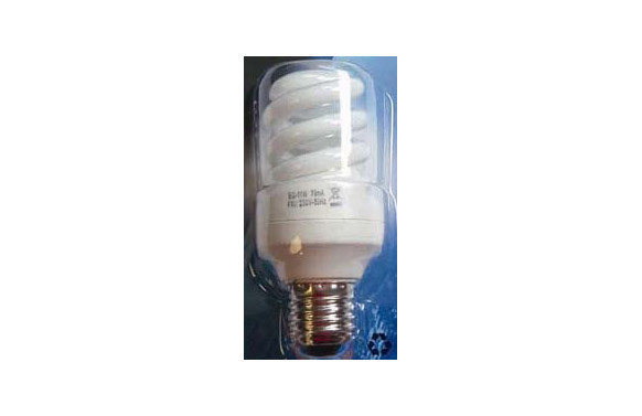 BOMBILLA BAJO CONSUMO ESPIRAL 15W E-27 860