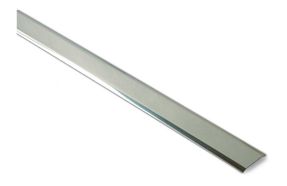 CUBREJUNTAS MOQUETA ESTRECHO INOX ADHESIVO 100 CM