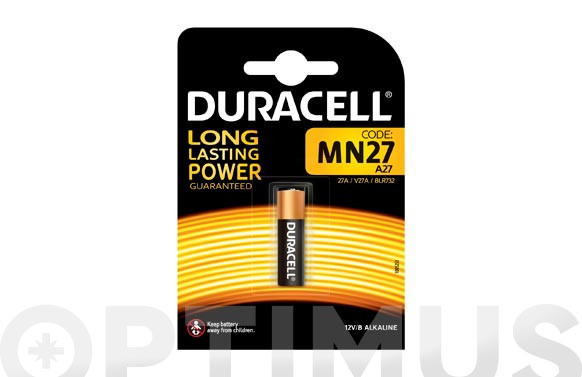 PILA MANDO DISTANCIA DURACELL MN 27