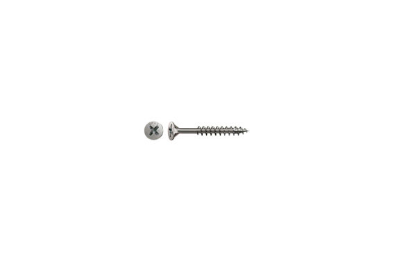 TIRAFONDO MADERA CABEZA PLANA POZI INOX A24X 50 (20) CAJA PROFESIONAL