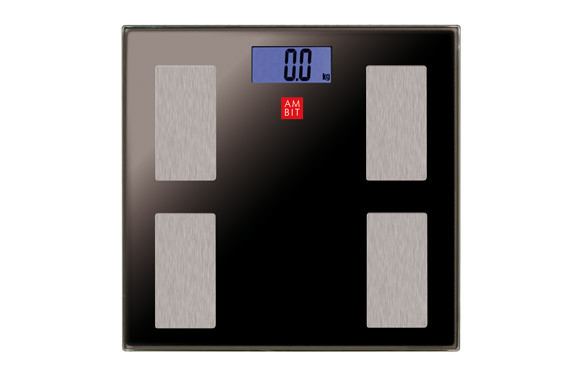 BASCULA BANO DIG M.GRASA AMBIT DUNA-6 NEGRA