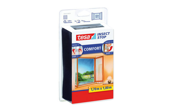 MOSQUITERA VENTANA 1,7 X 1,8 MT COLOR ANTRACITA