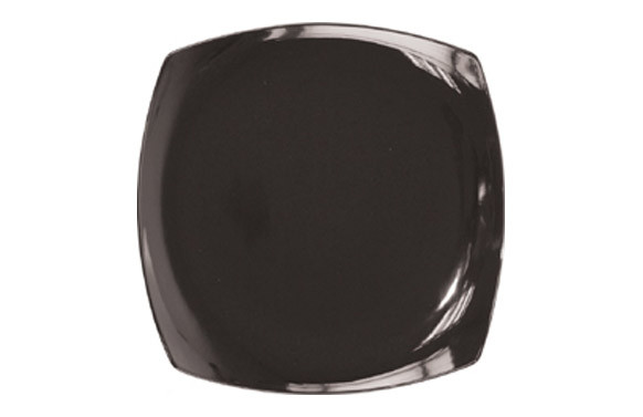 BANDEJA PORCELANA COLOR 30CM LOTTO-NEGRA