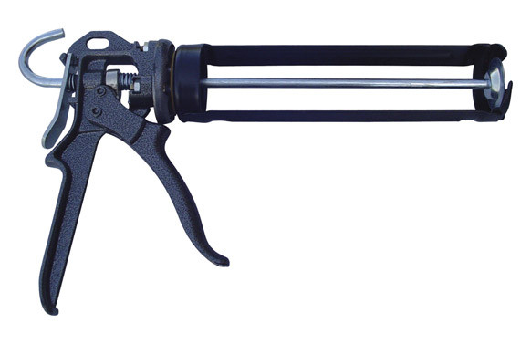 PISTOLA CARTUCHO SILICONA GIRATORIA 14:1 310 ML REFORZADA
