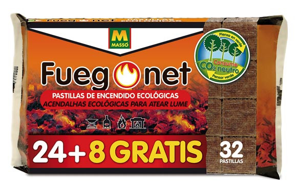 PASTILLA ENCENDIDO ECOLOGICA 24+8 GRATIS