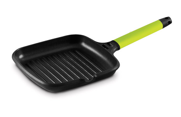 GRILL CON MANGO INDUCTION KIWI 27X27CM