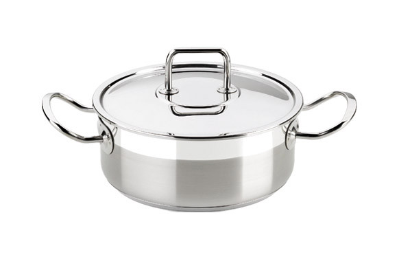 CAZUELA CON TAPA PROFESIONAL 18 CM