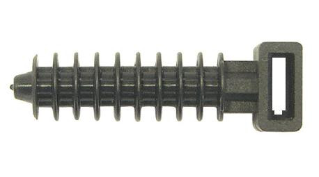TACO FIJACION BRIDA NILON NEGRA 8 MM 100 UDS