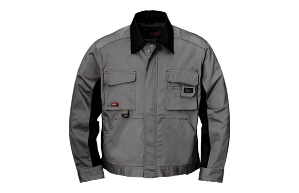 CAZADORA ALGODON STRETCH GRIS T.L