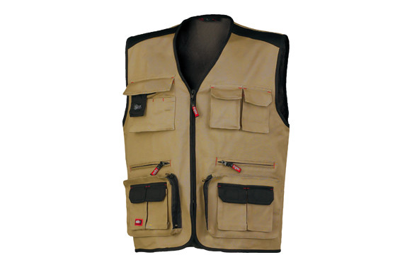 CHALECO STRETCH BEIGE M