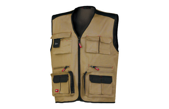 CHALECO STRETCH BEIGE XL