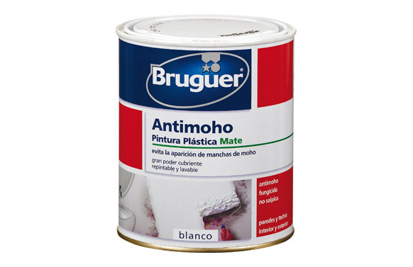 PINTURA PLASTICA ANTIMOHO MATE 750 ML BLANCO