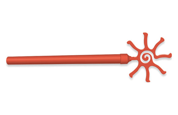 BARRA CORTINA KIT 160-300CM SOL NARANJA