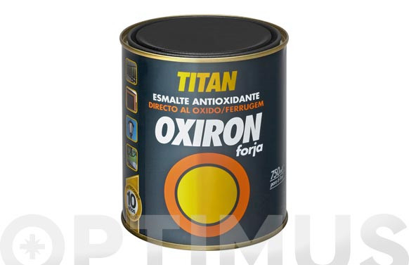 ESMALTE FORJA OXIRON 375 ML NEGRO