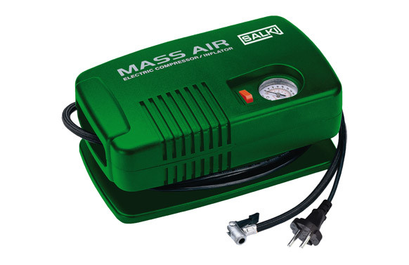 COMPRESOR AUTOMOVIL MINI 230 V - 125 PSI / 8,62 B CON MANOMETRO