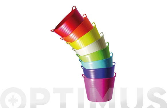 CUBO FLEXIBLE MULTIUSOS 40 L. TRANSLUCIDO
