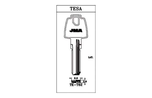 LLAVE SEGURIDAD LATON TE-T62