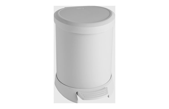 CUBO PEDAL DECOBIN 5L-BLANCO
