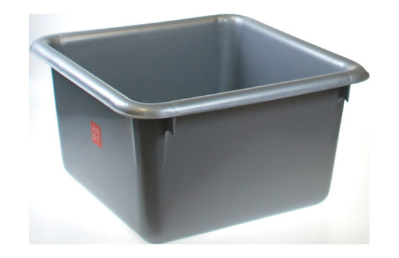 CUBETA CUADRADA 10L 30 X17-PLATA