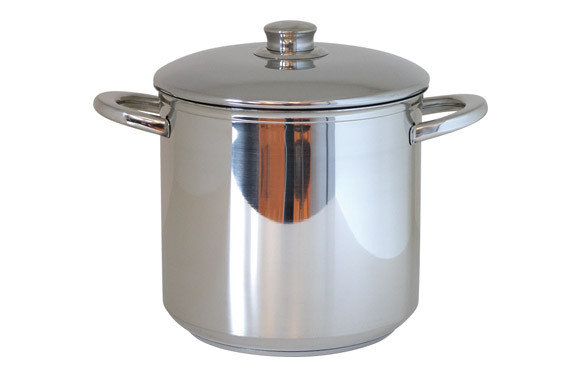 OLLA ALTA METALICA INDUCCION 24CM-10L