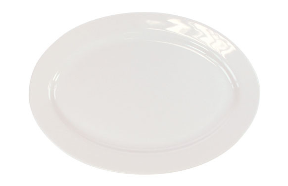 PLATO PORCELANA BLANCA OPEN POSTRE 21