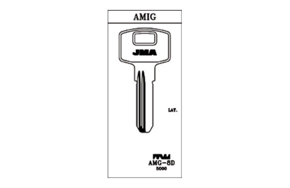 LLAVE SEGURIDAD LATON PUNTOS AMG-8D