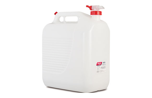 BIDON PLASTICO ALIMENTARIO CON GRIFO 30L