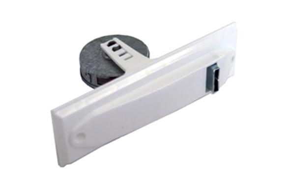 RECOGEDOR PERSIANA EMPOTRAR PLASTICO BLANCO