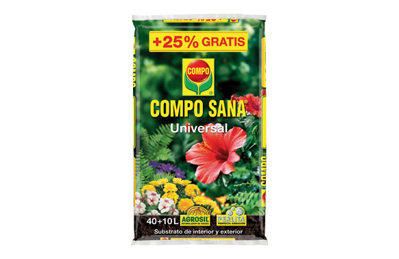 SUBSTRATO UNIVERSAL COMPO SANA 40+10L GRATIS