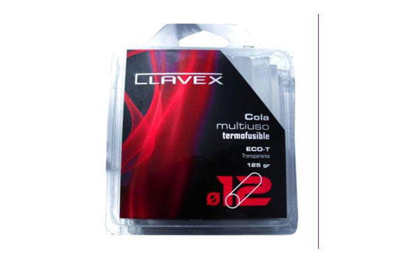 Barras de cola caliente para pegar manualidades Clavex 12x100