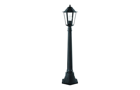 FAROLA ALUMINIO ORLANDO 1M NEGRO