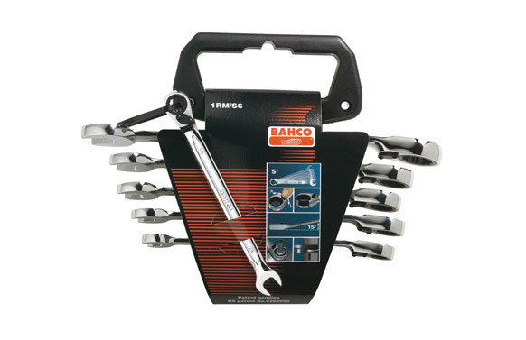 LLAVE COMBI CARRACA JGO. BAHCO 1RM/S6-6PZ