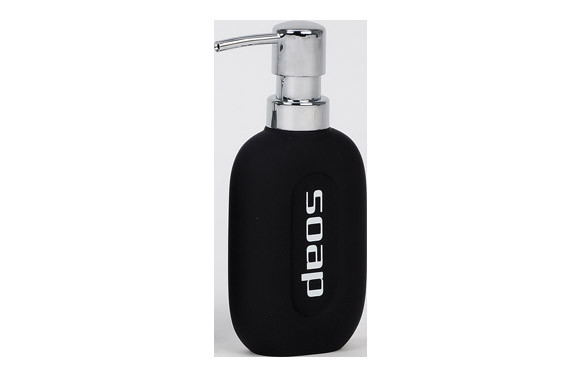 DISPENSADOR JABON CERAM SOAP BA11247-NEGRO