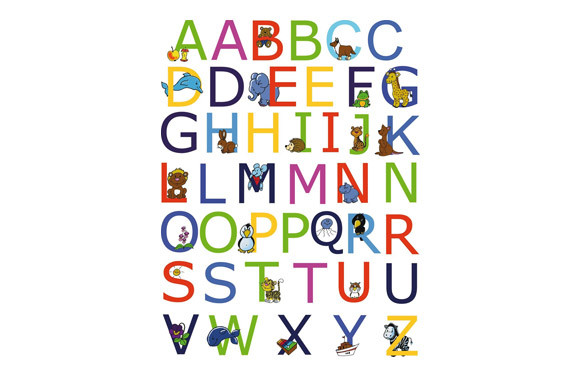 LAMINA DECO ADHESIVA REMOVIBLE 65X85 CM ABC