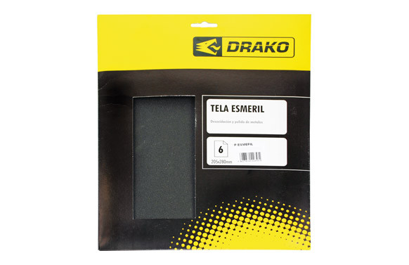 HOJA TELA ESMERIL DRAKO (BL6U) N. 3 GR 40