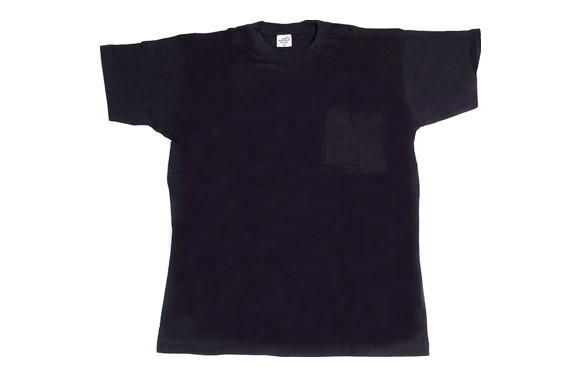CAMISETA ALGODON MANGA CORTA BOLSILLOT.XL AZUL