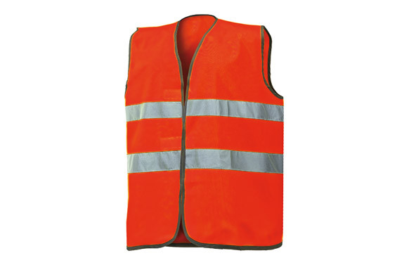 CHALECO ALTA VISIBILIDAD NARANJA T. UNICA