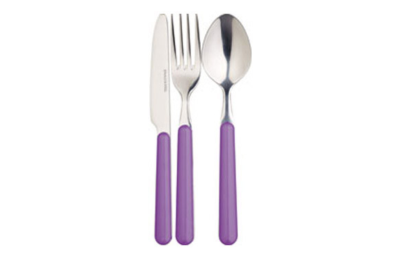 CUBIERTO INOX POLYRESINA EXP96 7272-LILA