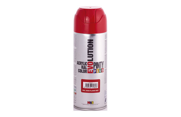 PINTURA SPRAY ACRILICA BRILLO 520 CC RAL3000 ROJO