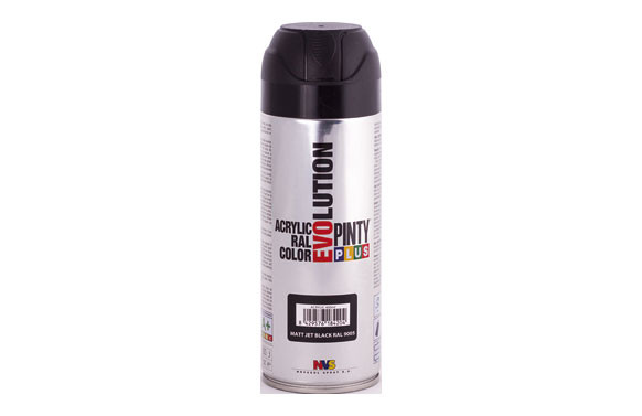 PINTURA SPRAY ACRILICA MATE 520 CC RAL9005 NEGRO
