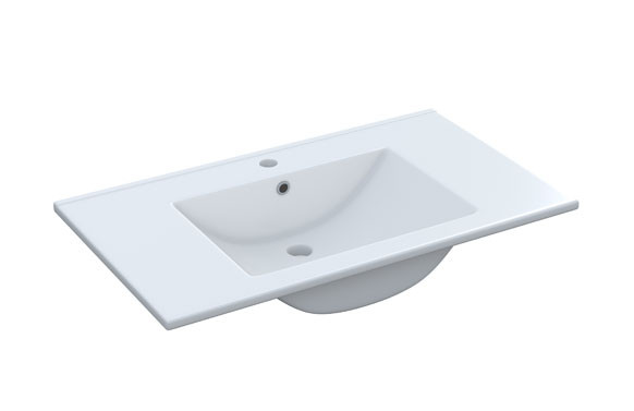 LAVABO CERAMICO 80X45-BLANCO