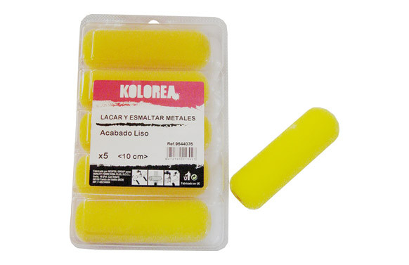 MINI RODILLO RECAMBIO FLOCADO 10 CM (5UND)