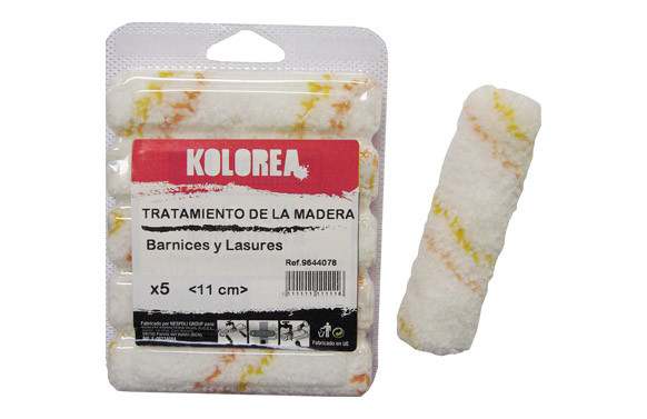 MINI RODILLO RECAMB MICROFIBRA 11 CM (5UND)