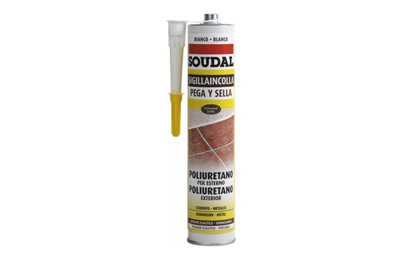 MASILLA POLIURETANO PEGA Y SELLA 300ML BLANCO