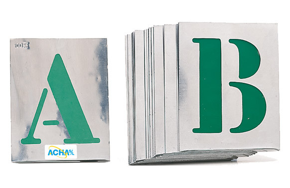 PLANTILLA ROTULAR LETRAS ALT.LET 50MM